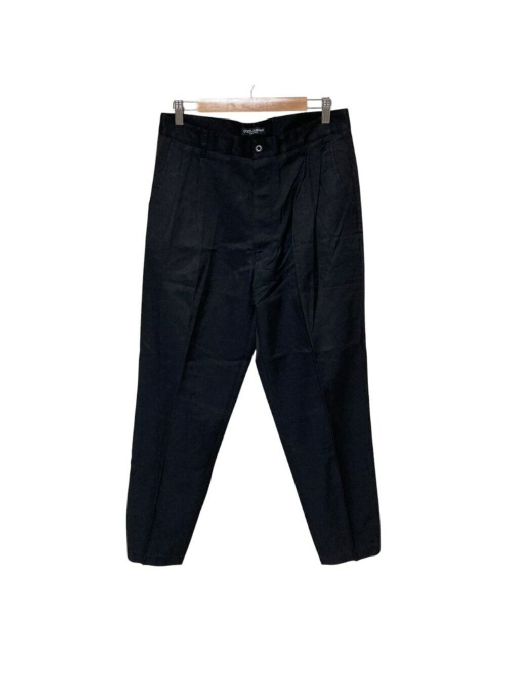 Dolce & Gabbana Two Tuck Tapered Trousers Pants Black Spring Summer Fall 48